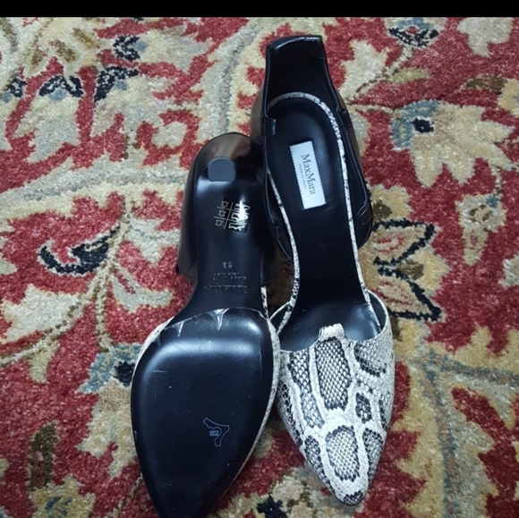 Max Mara python print heels - Picture 6 of 7